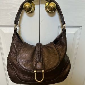 Tahari Bronze Leather Purse